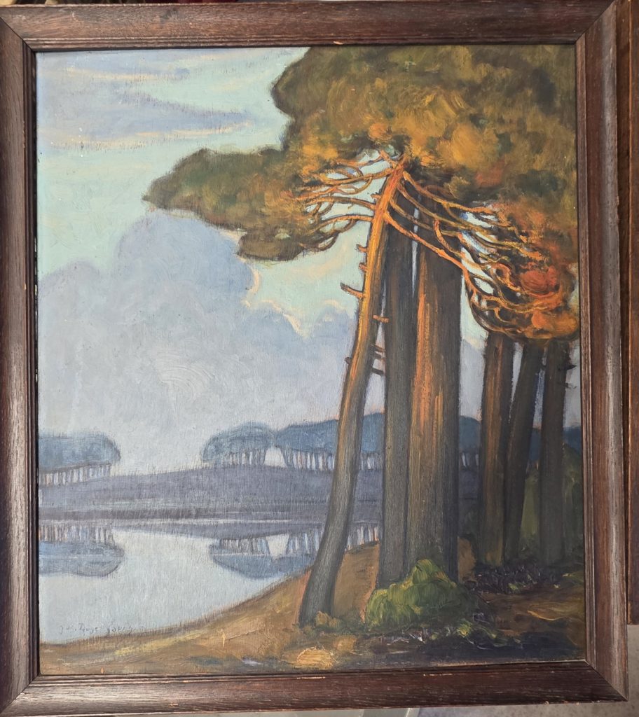 Tableau paysage signé Jean Roger Sourgen